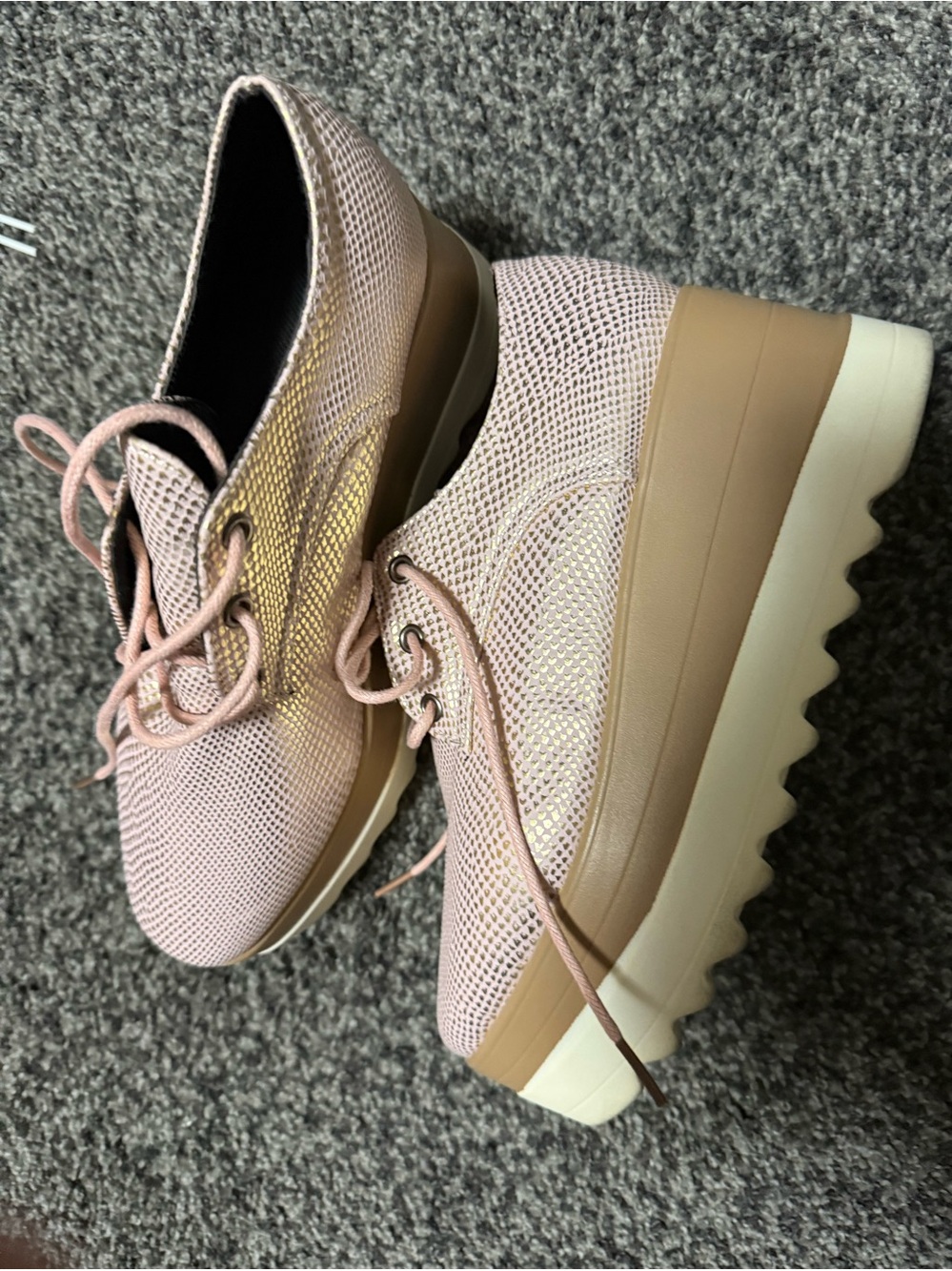 Women’s Pink Platform Sneakers